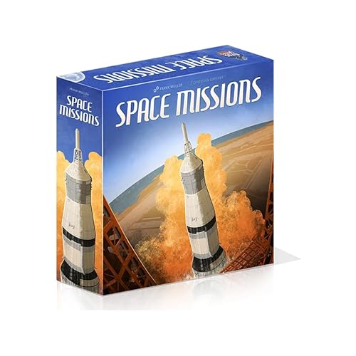 Space Missions: Wettlauf ins Weltall als Brettspiel - Deutsch/Englisch - 1 bis 4 Spieler - ab 14 Jahren von Generisch