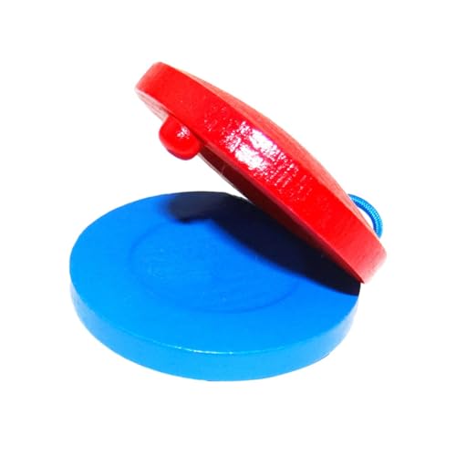 Spanische Castanets - Traditionelle Hölzerne Castanetts | Finnger Castaanets Spielzeug Für Kinder Rhythmus Spiel | Finger Clackers Clappers Foor Flamenco, Percussion Und Kulturelle Leistungen von Generisch
