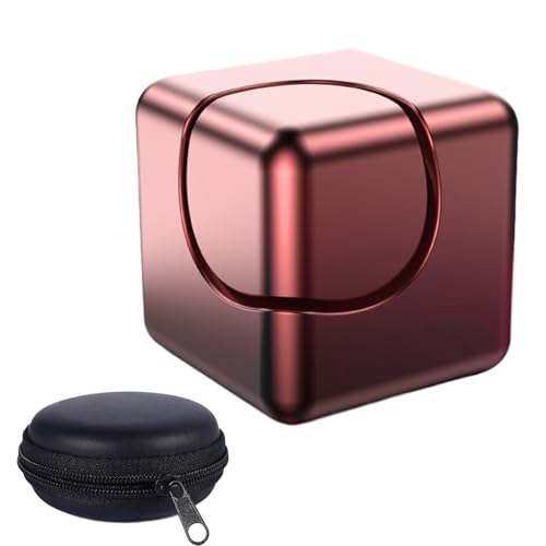 Speed Cubes, Fidget Spin Top Toy, 1.18x1.18 inches Adorable Compact Educational Spinner Gyroscope, Portable Sensory Finger Cube Toy for Children Boys Girls von Generisch