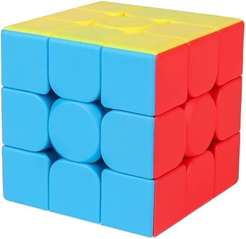 Speed Zauberwürfel 3x3x3 Stickerless – Profi-Würfel mit Ultra-Glattem Drehen, Lebendigen Farben & Langlebiger Haltbarkeit – Schneller als das Original von Generisch