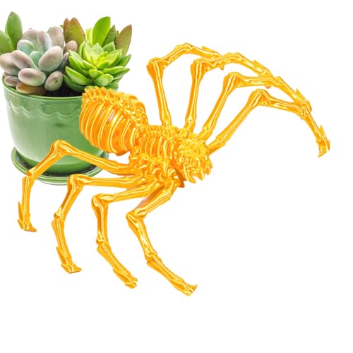 Spider Spielzeug - Gefälschte Spinne | Gefälschte Vogelspinne, Fidget Spielzeug mit beweglichen Gelenken, 3D-gedrucktes Fidget Spielzeug für Erwachsene | Mystery Spider, Gelenkspinne, Spielzeug von Generisch