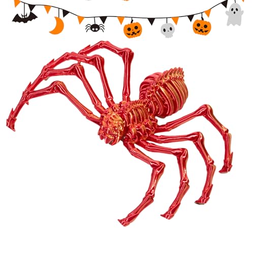Spider Spielzeug - Gefälschte Spinne | Gefälschte Vogelspinne, Fidget Spielzeug mit beweglichen Gelenken, 3D-gedrucktes Fidget Spielzeug für Erwachsene | Mystery Spider, Gelenkspinne, Spielzeug von Generisch