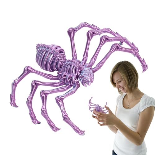 Spider Spielzeug - Gefälschte Spinne | Gefälschte Vogelspinne, Fidget Spielzeug mit beweglichen Gelenken, 3D-gedrucktes Fidget Spielzeug für Erwachsene | Mystery Spider, Gelenkspinne, Spielzeug von Generisch