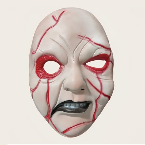 Spiel Charakter Cosplay Maske, Böse Goblin Elf Schädel Maske, Gruselige Orc Monster Halloween Helm, Karneval Party Kostüm Zubehör von Generisch