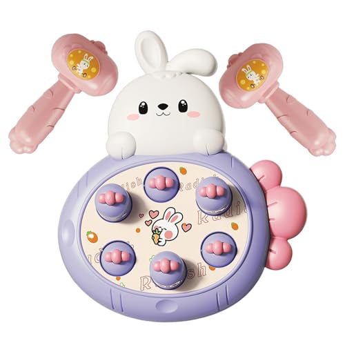 Spiel für Kinder | Interaktives Whack A Rabbit Spiel - Interaktives Lernspielzeug mit 2 Hämmern, Hasenspielzeug für/Mädchen ab 3 Jahren als Geburtstagsgeschenk Spiel für Kinder | Interaktives Whack A Rabbit Spiel - Interaktives Lernspielzeug mit 2 Hämmern, Hasenspielzeug für/Mädchen ab 3 Jahren als Geburtstagsgeschenk von Generisch