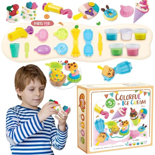 Spielen Sie Farbteig - Food Cooking Clay Set Mit Modellierungswerkzeugen Kit | Art Clay & Dough Toys Für Kinder, Mädchen, , Kreative Küche Tun Das Spiel Set Für Lernen, Sensorische Aktivität Spielen Sie Farbteig - Food Cooking Clay Set Mit Modellierungswerkzeugen Kit | Art Clay & Dough Toys Für Kinder, Mädchen, , Kreative Küche Tun Das Spiel Set Für Lernen, Sensorische Aktivität von Generisch