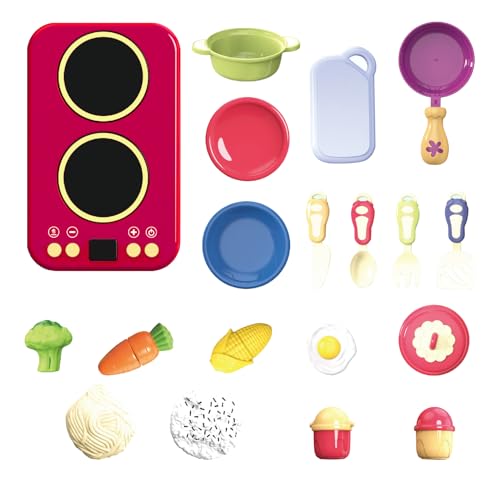 Spielen Sie Kitchen Food, Kleinkindkochset | Küchenrollenspielzeug mit und Licht,Interaktives realistisches Bildungsinstrument für Kinder Mädchen Kindergarten Kindergarten Geburtstag Spielen Sie Kitchen Food, Kleinkindkochset | Küchenrollenspielzeug mit und Licht,Interaktives realistisches Bildungsinstrument für Kinder Mädchen Kindergarten Kindergarten Geburtstag von Generisch