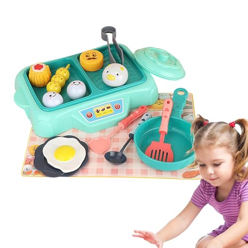 Spielen Sie Kitchen Food, Kleinkindkochset | Spielen Sie das Küchenkit vor, um 16-teilige Food-Set & Kochgeschirr zu Spielen - Realistische Spielset Fried Eggs Party bevorzugt Accessoires für Ostern, Spielen Sie Kitchen Food, Kleinkindkochset | Spielen Sie das Küchenkit vor, um 16-teilige Food-Set & Kochgeschirr zu Spielen - Realistische Spielset Fried Eggs Party bevorzugt Accessoires für Ostern, von Generisch