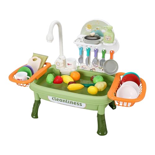 Spielen Spielzeug für Küchenspüle, fließendes Wasserspielset - Buntes Küchenspiel -Spüle Spielzeug mit elektrischem Wasserhahn,Lustige Vorschule Bildungsaktivität, frühes Lernenspiel für , Mädchen Spielen Spielzeug für Küchenspüle, fließendes Wasserspielset - Buntes Küchenspiel -Spüle Spielzeug mit elektrischem Wasserhahn,Lustige Vorschule Bildungsaktivität, frühes Lernenspiel für , Mädchen von Generisch