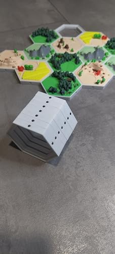 Spielfeldhalter Hexagon-Rahmen für Siedler von Catan - magnetisch - NEU Jetzt auch in Weiss ! (Basis W) von Generisch
