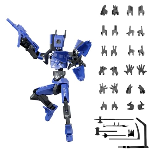 Spielfigur | Roboter Actionfigur | Bewegliche Deko Figuren Für Geburtstag Sammlung Wohnzimmer Kinder Erwachsene Schreibtisch Spielfigur | Roboter Actionfigur | Bewegliche Deko Figuren Für Geburtstag Sammlung Wohnzimmer Kinder Erwachsene Schreibtisch von Generisch