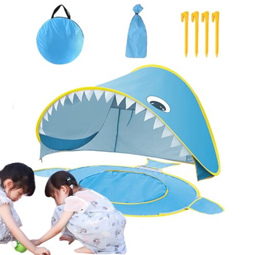 Spielhauszelt, Kinder im Innenzelt | Cartoon Beach Play Tent | Wasserdichtes faltbares Spielhaus, UV-Schutz, eingebauter Pool für Camping-Fischereipicknicks Spielhauszelt, Kinder im Innenzelt | Cartoon Beach Play Tent | Wasserdichtes faltbares Spielhaus, UV-Schutz, eingebauter Pool für Camping-Fischereipicknicks von Generisch