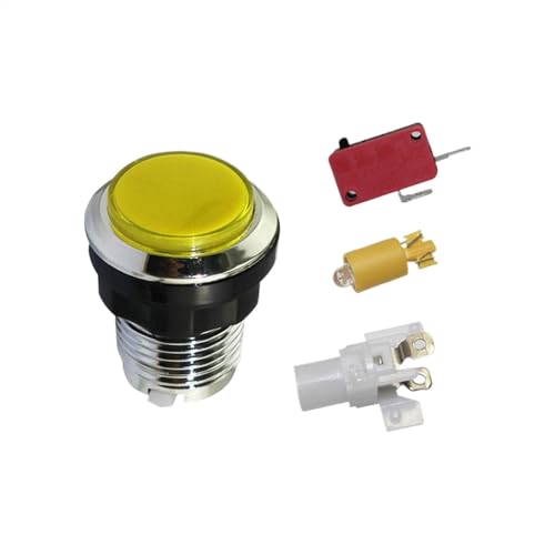 Spielkonsole -Taste mit Leichter, Arcade Game Console -Taste - Kleine Taste mit Licht für Arcade -Maschine | Helles visuelle Spielkonsolenversorgungen für Schlafzimmer, Wohnzimmer und Internetcafé Spielkonsole -Taste mit Leichter, Arcade Game Console -Taste - Kleine Taste mit Licht für Arcade -Maschine | Helles visuelle Spielkonsolenversorgungen für Schlafzimmer, Wohnzimmer und Internetcafé von Generisch