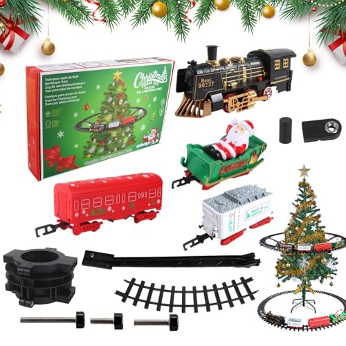 Spielzeug, Elektroauto auf Schiene, Retro für Kinder mit Licht und Musik - für Kinder Teenager Geschenk Geburtstag Neujahr von Generisch