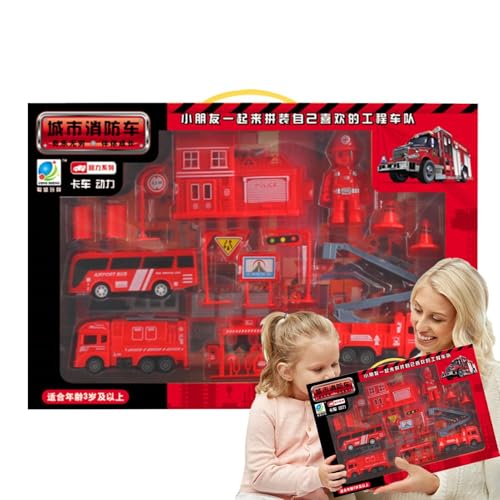 Spielzeug-Bauwagen für Kinder,Bau-Spielfahrzeuge - Trägheits-Konstruktionsauto-Spielzeug zum Schieben und Losfahren - Spielzeug-Bagger, Bulldozer, Lastwagen, Druckguss-Spielfahrzeug-Set für , für Balk Spielzeug-Bauwagen für Kinder,Bau-Spielfahrzeuge - Trägheits-Konstruktionsauto-Spielzeug zum Schieben und Losfahren - Spielzeug-Bagger, Bulldozer, Lastwagen, Druckguss-Spielfahrzeug-Set für , für Balk von Generisch