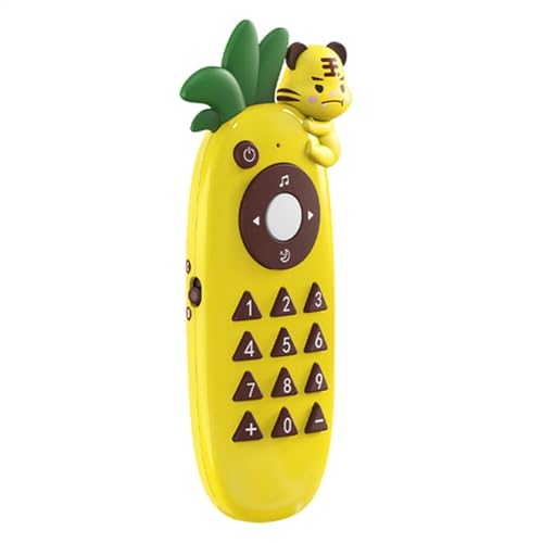 Spielzeug-Controller für Kinder, ferngesteuertes Kinderspielzeug | Cartoon-Ananas-Multifunktionsspielzeug-Fernbedienung mit Sound - Vorschul-Lernaktivitäten, vorgetäuschtes Telefonspielzeug, Kleinkind Spielzeug-Controller für Kinder, ferngesteuertes Kinderspielzeug | Cartoon-Ananas-Multifunktionsspielzeug-Fernbedienung mit Sound - Vorschul-Lernaktivitäten, vorgetäuschtes Telefonspielzeug, Kleinkind von Generisch