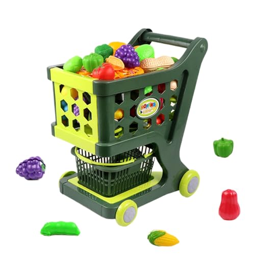 Spielzeug-Einkaufswagen Für Lebensmittel Mit Geräumigem Lagerkorb Kinderkinderkarton Für Lebensmittelgeschäfte Tun Einkaufswagen Trolley Rollenspielset Junge Mädchen Spielen Spielzeug-Einkaufswagen Für Lebensmittel Mit Geräumigem Lagerkorb Kinderkinderkarton Für Lebensmittelgeschäfte Tun Einkaufswagen Trolley Rollenspielset Junge Mädchen Spielen von Generisch