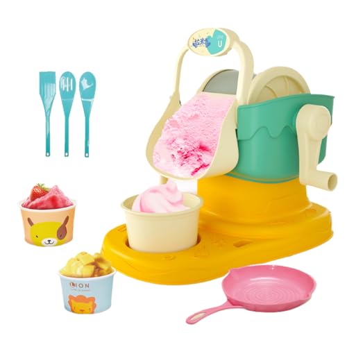 Spielzeug-Eiscreme-Set, Spiel-Eiscreme-Set für Kinder|Lustiges Eismaschinen-Spielzeug,Küchenzubehör Kinder-Eisspielzeug, interaktives Eltern-Kind-Eismaschinenspielzeug für und Mädchen Spielzeug-Eiscreme-Set, Spiel-Eiscreme-Set für Kinder|Lustiges Eismaschinen-Spielzeug,Küchenzubehör Kinder-Eisspielzeug, interaktives Eltern-Kind-Eismaschinenspielzeug für und Mädchen von Generisch