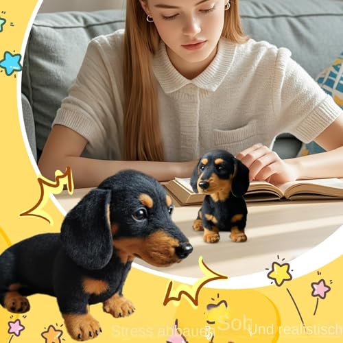 Spielzeug Hund - Plüsch Hunde - Hautfreundliches Süßes Spielzeug Zum Kuscheln Für Mädchen Und Kinder Und Kleinkinder Valentinstag Weihnachten Geburtstag von Generisch