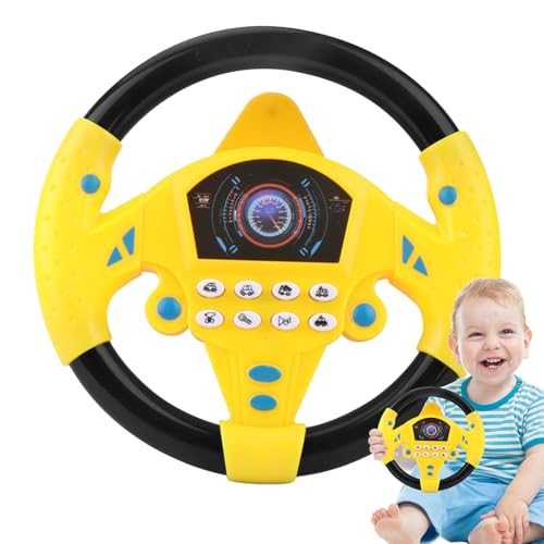 Spielzeug - Kinder Fahr Simulator | Drehbares Lenkrads | Sound Licht Funktionen Kinderwagen Anhängbar Vorderstange Traktor Car Sicher Spaß Interaktiv Juniorentwicklung Ro Spielzeug - Kinder Fahr Simulator | Drehbares Lenkrads | Sound Licht Funktionen Kinderwagen Anhängbar Vorderstange Traktor Car Sicher Spaß Interaktiv Juniorentwicklung Ro von Generisch