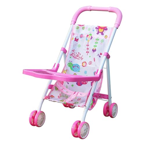 Spielzeug Kinderwagen | Faltbarer Kinderwagen mit unterem Korb - Kinderwagen zum Spielen im Freien, Puppenzubehör für Kinder ab 3 Jahren, und Mädchen für unterwegs! Spielzeug Kinderwagen | Faltbarer Kinderwagen mit unterem Korb - Kinderwagen zum Spielen im Freien, Puppenzubehör für Kinder ab 3 Jahren, und Mädchen für unterwegs! von Generisch