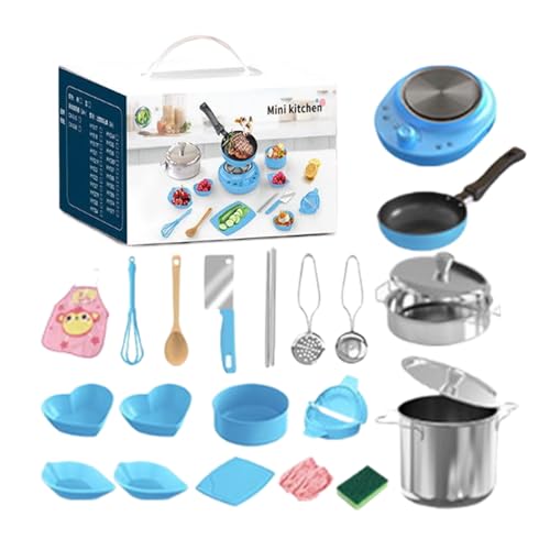 Spielzeug Küchenzubehör,Kinderküchenspielzeug Zubehör - Interaktives Rollenspiel Kindersicheres Realistisches Zubehör Für Feinmotorik Mädchen Kleinkinder von Generisch