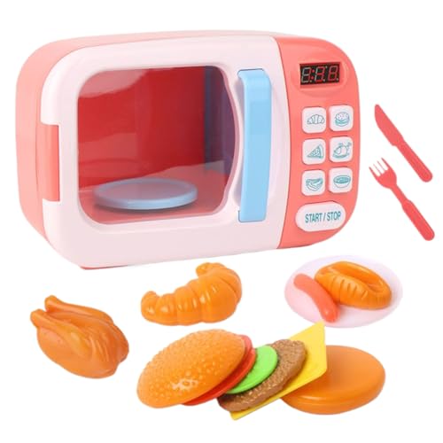 Spielzeug Mikrowelle, Kinder Küche Spielen Set, Interessante Klein Haushaltsgeräte Spielzeuge, Kinderspielhaus Kochgeschenke Für Junge Und Mädchen, 13 Stück Spielzeug Mikrowelle, Kinder Küche Spielen Set, Interessante Klein Haushaltsgeräte Spielzeuge, Kinderspielhaus Kochgeschenke Für Junge Und Mädchen, 13 Stück von Generisch