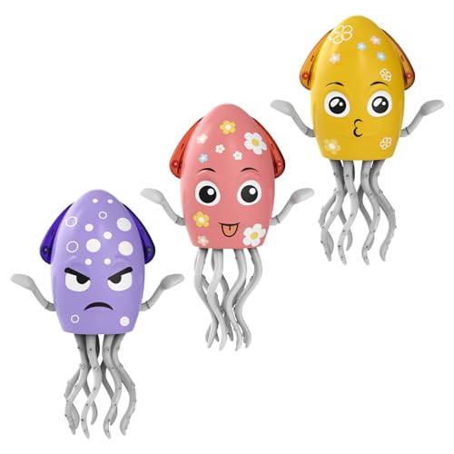 Spielzeug Oktopus - Elektrisch krabbelnde Meeresfigur, musikalisches Lernspiel | Interaktive Lichtbewegung für Vorschule Baby Kinderzimmer Party Geburtstag Entwicklung Training Motorik Pädagogik Spielzeug Oktopus - Elektrisch krabbelnde Meeresfigur, musikalisches Lernspiel | Interaktive Lichtbewegung für Vorschule Baby Kinderzimmer Party Geburtstag Entwicklung Training Motorik Pädagogik von Generisch
