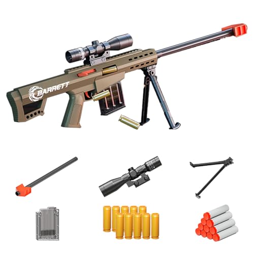 Spielzeug ScharfschüTzengewehr 77 cm Spielzeugpistole Mit Weichen Schaumstoffkugeln Spielset Mit ZubehöR Kinder Ab 8 Jahren von Generisch