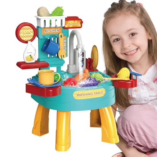 Spielzeug für Kinderspüle, Spielküchenspüle - Spielspielzeug, Rollenspielset-Zubehör | Geschirrspülspielzeug, multifunktionales Rollenspielset-Zubehör Spielzeug für Kinderspüle, Spielküchenspüle - Spielspielzeug, Rollenspielset-Zubehör | Geschirrspülspielzeug, multifunktionales Rollenspielset-Zubehör von Generisch