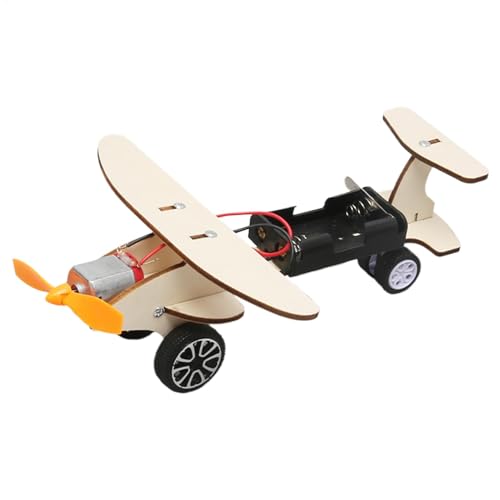 Spielzeug für wissenschaftliche Experimente,Wissenschaftliche Experimente für Kinder, Zusammengebauter elektrischer Rollflugzeug-Modellbausatz, Sicheres und ungefährliches kleines Produktionsset für d Spielzeug für wissenschaftliche Experimente,Wissenschaftliche Experimente für Kinder, Zusammengebauter elektrischer Rollflugzeug-Modellbausatz, Sicheres und ungefährliches kleines Produktionsset für d von Generisch