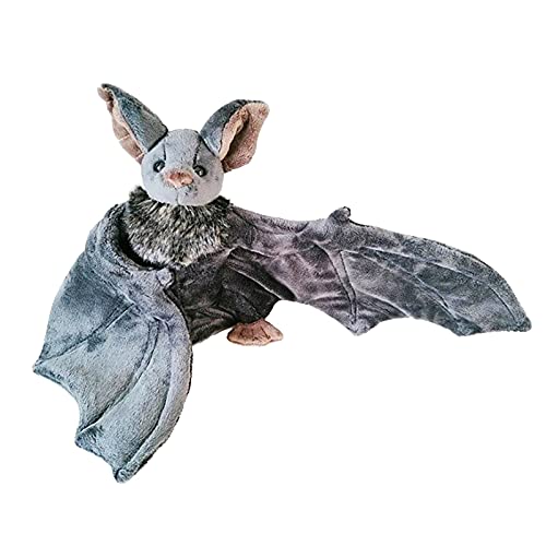 SpielzeugGeburtstagsgeschenk Puppe Fledermaus Kleine Plüschfledermaus Stofftiere Süße Fledermaus Halloween Teufelsspielzeug Plüschtier Interaktiver Plüschtiger (Grey, One Size) von Generisch