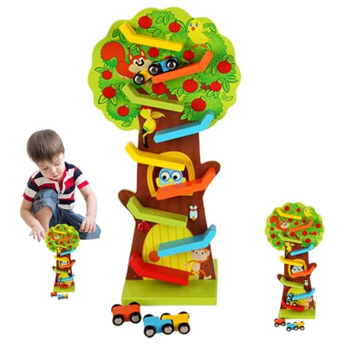 Spielzeugautos Mit Tiermotiven - Baby Race Track Playset | Kinder Holz Rampen Spielzeug, Eichhörnchen Tiermotionsinstitär Race Car Ramp Toy Set, Race Car Ramp Fahrzeugspielsets Mit 3 Auto Zum Strumpfs Spielzeugautos Mit Tiermotiven - Baby Race Track Playset | Kinder Holz Rampen Spielzeug, Eichhörnchen Tiermotionsinstitär Race Car Ramp Toy Set, Race Car Ramp Fahrzeugspielsets Mit 3 Auto Zum Strumpfs von Generisch