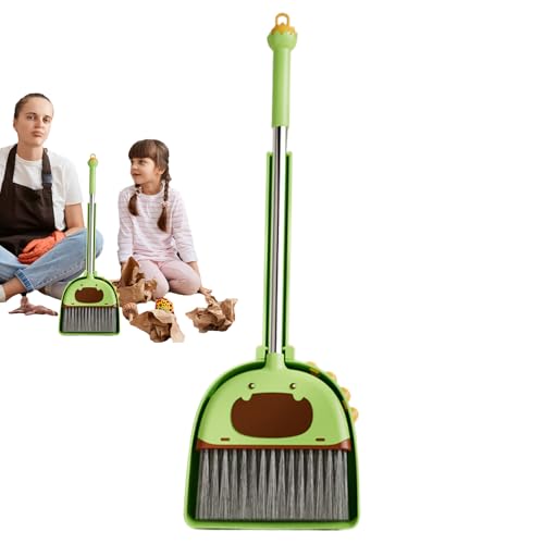 Spielzeugbesen - Besen Mit Kehrblech Kombi-Set Für Kinder,Kompaktes Lernspielzeug für Kindergarten & Zuhause mit Kindersicherheit Drinnen und Draussen Spielzeugbesen - Besen Mit Kehrblech Kombi-Set Für Kinder,Kompaktes Lernspielzeug für Kindergarten & Zuhause mit Kindersicherheit Drinnen und Draussen von Generisch