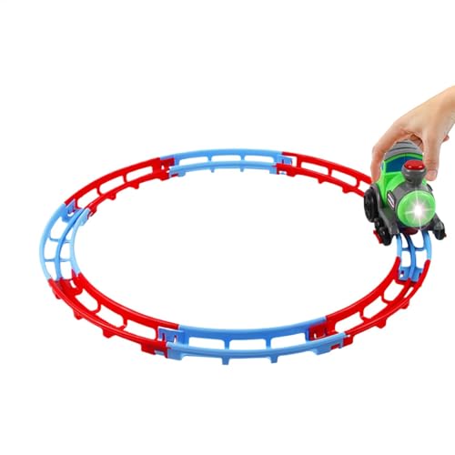 Spielzeugeisenbahn-Gleisset, elektrische Spielzeugeisenbahn-Sets mit Gleisen,Batteriebetriebenes elektrisches Zugset | Spielzeugeisenbahn mit realistischem Sound, pädagogisches Eisenbahn-Spielset für Spielzeugeisenbahn-Gleisset, elektrische Spielzeugeisenbahn-Sets mit Gleisen,Batteriebetriebenes elektrisches Zugset | Spielzeugeisenbahn mit realistischem Sound, pädagogisches Eisenbahn-Spielset für von Generisch