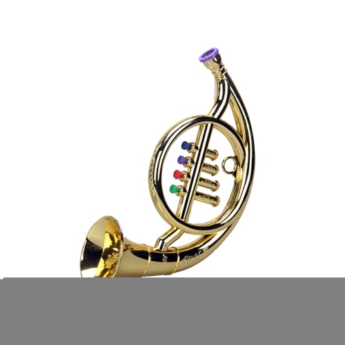 Spielzeughorn, Spielzeug -Trompete - Tenorsaxophon,Musikalisches Bildungsleichtmarschposaunenposan von Generisch