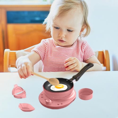 Spielzeugküchen-Sets | Kochspielzeug - Interaktives Rollenspiel Kindersicheres Realistisches Zubehör Für Feinmotorik Mädchen Kleinkinder von Generisch