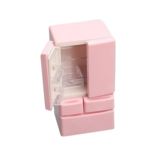 Spielzeugkühlschrank, Puppenhaus Kühlschränke - 1:12 Skala Kühlschrank Wohnkultur | Puppenhaus Accessoires, Möbel, vorgetäuschte Spielszene, Spielzeugküchenprodukte für Mädchen Spielzeugkühlschrank, Puppenhaus Kühlschränke - 1:12 Skala Kühlschrank Wohnkultur | Puppenhaus Accessoires, Möbel, vorgetäuschte Spielszene, Spielzeugküchenprodukte für Mädchen von Generisch