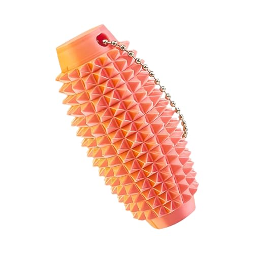 Spiky Grip Stim Schlüsselkette, Holpriges Zappelspielzeug Für Stressreduzierung, Neuheitssensorische Schlüsselkette, Tragbarer Roller Massage Anhänger Für Focusd Und Entlüftung, Taschenschlüsselring Spiky Grip Stim Schlüsselkette, Holpriges Zappelspielzeug Für Stressreduzierung, Neuheitssensorische Schlüsselkette, Tragbarer Roller Massage Anhänger Für Focusd Und Entlüftung, Taschenschlüsselring von Generisch