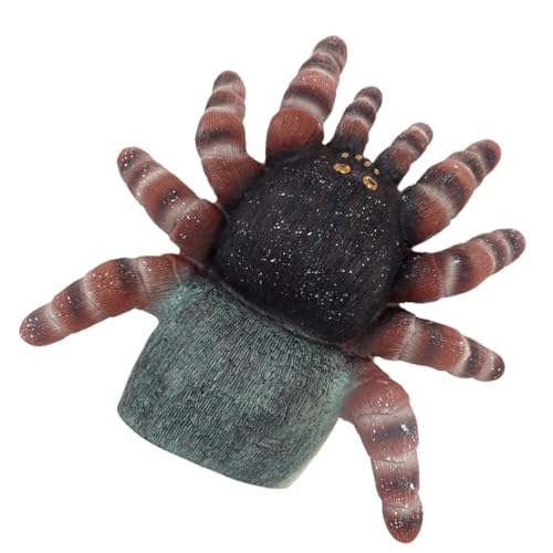 Spinnen Handpuppe,Spielhandpuppe Spinne | Realistische Puppe Halloween Spielzeug Für Kindergarten Vorschule Familienunterhaltung Spinnen Handpuppe,Spielhandpuppe Spinne | Realistische Puppe Halloween Spielzeug Für Kindergarten Vorschule Familienunterhaltung von Generisch