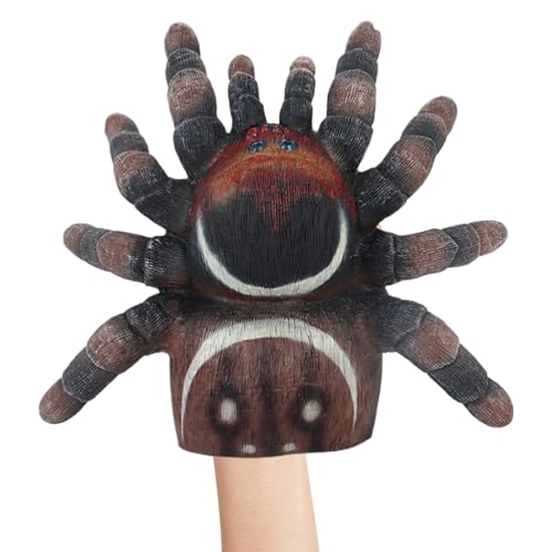 Spinnen Handpuppe | Spinnen Rollenspiel Puppen,Realistische Grusel Halloween Figur für Erwachsene und Kinder in Vorschule Zuhause Kinderbetreuung und Klassenzimmer zum Geschichtenerzählen von Generisch