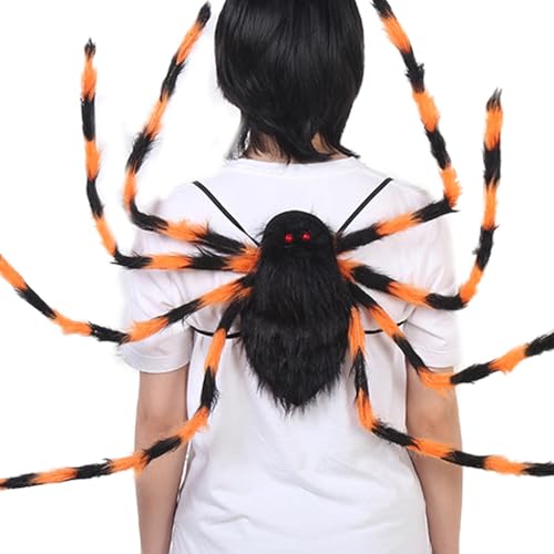 Spinnen-Rucksack-Kostüm, realistischer Spinnen-Rucksack, verstellbarer Spinnen-Helden-Kostüm-Rucksack, Halloween, Cosplay, Festivals, Rollenspiele, Spinnentasche, leichte Design-Tasche für von Generisch