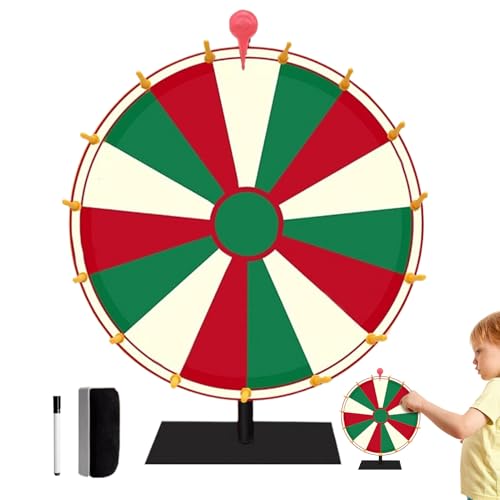 Spinner-Rad – Preisrad-Spiel, Wettbewerbspreisrad | Buntes Spiel-Preisrad, tragbares Preisrad-Spinner, löschbares Tisch-Spinner-Rad für Spinner-Spiel, Karneval und Messe, 10/15 Slots Spinner-Rad – Preisrad-Spiel, Wettbewerbspreisrad | Buntes Spiel-Preisrad, tragbares Preisrad-Spinner, löschbares Tisch-Spinner-Rad für Spinner-Spiel, Karneval und Messe, 10/15 Slots von Generisch