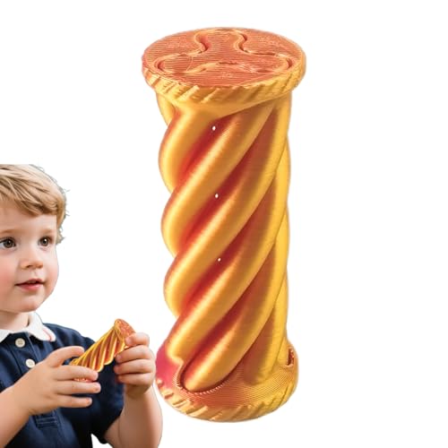 Spiral Fidget Toy - 3D -Gedruckter Zylinder -sensorischer Spinner für Kinder, Erwachsene Schule mit Stressabbaufunktion, Bildungsinstrument für Zuhause, PLA, kompakter Strock -Stuff -Geschenkgebrauch Spiral Fidget Toy - 3D -Gedruckter Zylinder -sensorischer Spinner für Kinder, Erwachsene Schule mit Stressabbaufunktion, Bildungsinstrument für Zuhause, PLA, kompakter Strock -Stuff -Geschenkgebrauch von Generisch