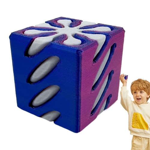 Spiralen Fidget Spielzeug, Designer, Spielzeug,Fußkreisel,3D Druck Kegel Fidget Modell,Kompaktes Entspannungs Lernspielzeug Für Unterwegs Schule Zuhause Kindergarten von Generisch