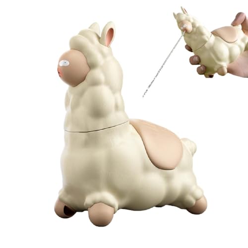 Spitting Llama Water Toy,Alpaca Interactive Water Sprayer,Push to Animal Shaped Water Sprayer,Funny Llama Push Water Sprinkler,45° Head Turning Squirt Gun for Indoor & Outdoor Summer (1pcs) von Generisch