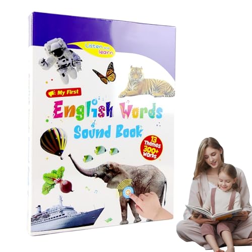 Sprechende Bücher - Englisch Lernbuch mit Sound,Musikalische Sinneserfahrung Lernspielzeug Zur Wortschatz Und Sprachförderung Für Kinder 2-6 Jahre Sprechende Bücher - Englisch Lernbuch mit Sound,Musikalische Sinneserfahrung Lernspielzeug Zur Wortschatz Und Sprachförderung Für Kinder 2-6 Jahre von Generisch