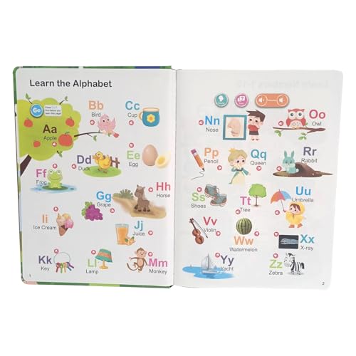 Sprechendes Englisch-Wörterbuch | Lehrreiches Buch,Pädagogisches Interaktives Spielzeug Englisch Lernhilfe Für Kinder Mädchen Kleinkinder Vorschulkinder Sprechendes Englisch-Wörterbuch | Lehrreiches Buch,Pädagogisches Interaktives Spielzeug Englisch Lernhilfe Für Kinder Mädchen Kleinkinder Vorschulkinder von Generisch