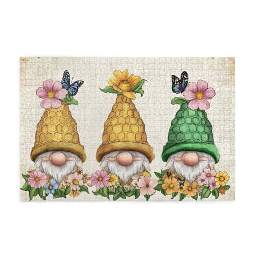 Spring And Summer Pygmy Bee 1000 Piece Jigsaw Puzzles For Adults Wooden Puzzles For Adults Gifts Home Decor von Generisch