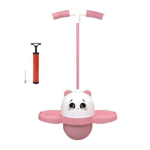 Spring Trick Ball Für Kinder - Jumper Bounce Ball Toy | Farbige LED-Leuchten Panda Form Springen Bälle, Nicht-Schlupf-Balance-Boardspielzeug Für Kinder Im Freien Am Geburtstag Neujahr Weihnachten Oste von Generisch